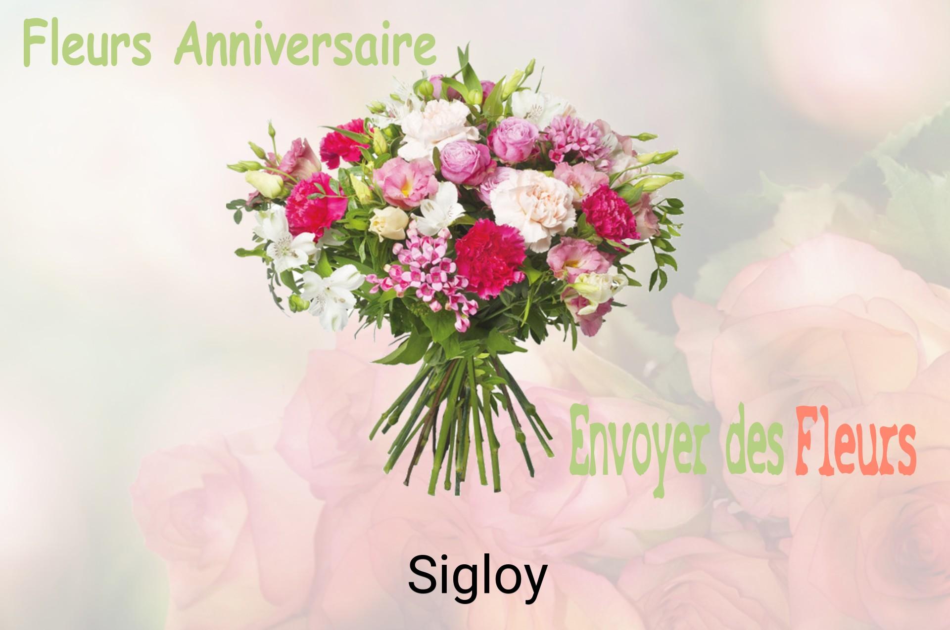 Bouquet de fleurs d’anniversaire livré à Sigloy